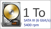 HDD 1 To 3.0 5400rpm